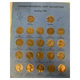 Lincoln memorial cent collection