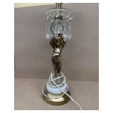 Girl figure table lamp