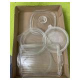 Pyrex in corning, ware, dishes, lids