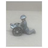 Die cast  soldier with gun