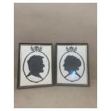 Lincoln stitched framed