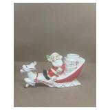 Santa Claus on sleigh with reindeer made in Japan