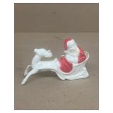 Santa Claus and sleigh Christmas ornament