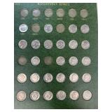 (46) Roseville dimes 1966-1978