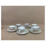 Germany, tea, cups, and saucers