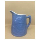 Abraham Lincoln stoneware water pitcher