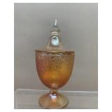 Carnival glass cup