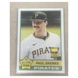 Topps Paul Skeens, Pittsburgh Pirates, All-Star,