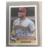 Topps Cincinnati Reds NOELVI  MARTE certified