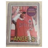 Shohei Ohtani rookie baseball card first A