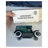 Open side, diecast panel truck bank