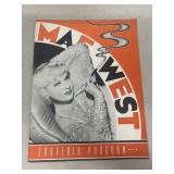MAE WEST souvenir program