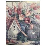 Barbara Mark, print of bird houses