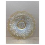 Carnival glass plate