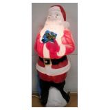 Santa Blow Mold 33" tall, has had brackets put in