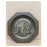 England, solid brass ashtray