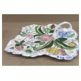 Blue Ridge leaf pattern dish