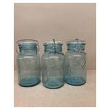 Blue ball jars