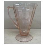 Pink Depression Pitcher