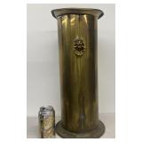 Brass line head umbrella stand