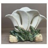 McCoy Triple Tulip flower vase