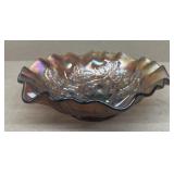 Millersburg blackberry wreath, ruffled bowl and