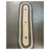 Star design floor Runner braided