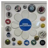 Gene McCarthy "PEACE MOVEMENT" political buttons