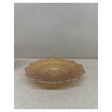 Fenton STIPPLED rays scale Marigold plate