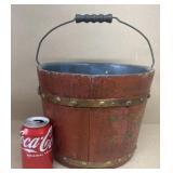 Wooden bucket vintage