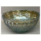 Imperial carnival glass grape nut bowl HELIOS