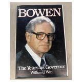 Bowen Indiana Senator autographed book