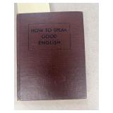 1931 "How to speak good English by Harvard College