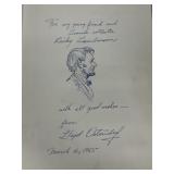 A picture story of Abraham Lincoln autographed b