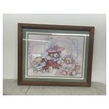 print of teddy bears