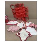 Crocheting potholders