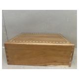 Wooden hinged box