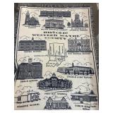 Indiana historic Western Wayne County throw