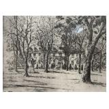 1947 Williamsburg, Virginia print 13" x 15"