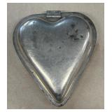 German antique chocolate heart-shaped mold