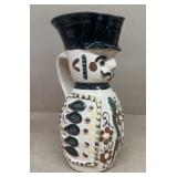 Folk art pottery, pitcher