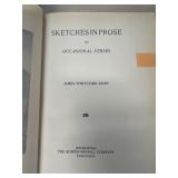 1901 Riley sketches in PROSE good condition