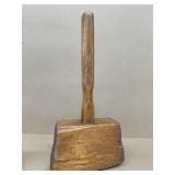 Wooden kitchen mallet ,antique