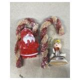 Vintage Christmas ornaments bottle brush candy