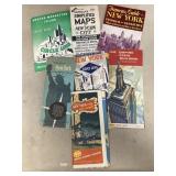 New York maps, vintage and guides