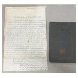 1897 DEPAUW law student handwritten essay with
