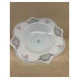 Console bowl 12 inches antique hand painted