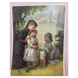 1881 Victorian print 14" x 10 1/2"