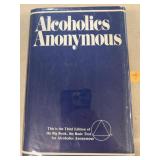 Alcoholics anonymous book with dust jacket