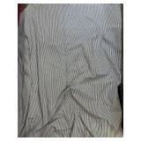 Large blue ticking material 6